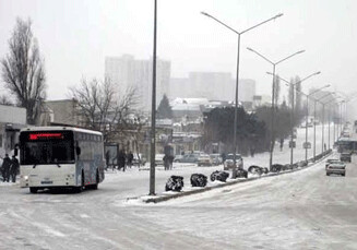 В Баку ожидается снег 