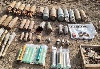 В прифронтовой зоне большое количество неразорвавшихся боеприпасов (Фото)