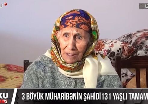 131-летняя Тамам Азизова - свидетельница трех веков (Видео)