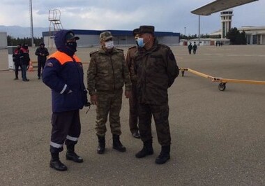 Дополнительная группа пиротехников МЧС России прибыла в Азербайджан (Фото-Видео)