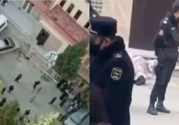 Молодой человек выбросился с 7-го этажа высотки в Баку (Фото-Видео)
