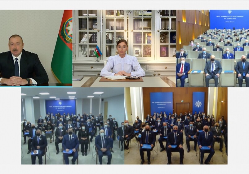 Мехрибан Алиева назначена первым заместителем председателя партии «Ени Азербайджан» - Итоги очередного съезда ПЕА