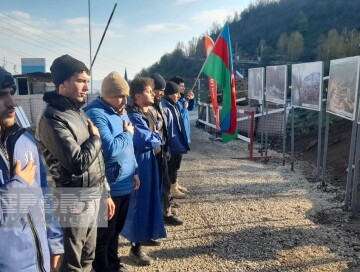 Экоакция на дороге Ханкенди-Лачин: требования неизменны