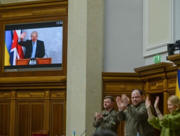 Борис Джонсон обратился к Верховной Раде: «Я верю и знаю, что Украина победит»